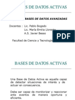 Bases de Datos Activas