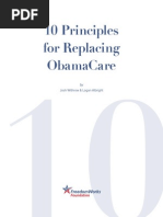 FreedomWorks' 10 Principles for Replacing ObamaCare