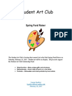 Student Art Club: Spring Fund Raiser