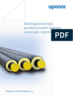 Uponor Infra Fintherm, Katalog Proizvoda Predizolovanih Sistema Cevovoda I Opreme 2014C