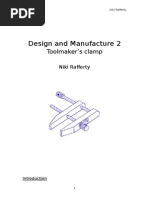 Design and Manufacture Toolmaker's Clamp