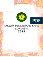 Takwim Pendidikan Khas Zon Jasin 2015 (Kecil)