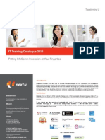 Next U - ICT Training Catalogue 2015 - Com