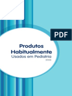 Manual de Produtos Habitualmente Usados Em Pediatria