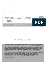 Power, Health and Gender.