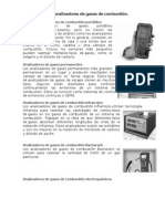 Tipos de Analizadores de Gases de Combustión