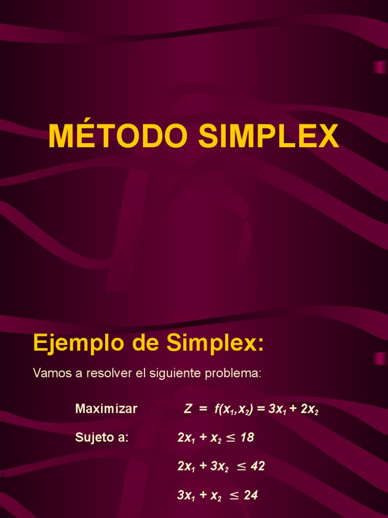 Simplex | PDF