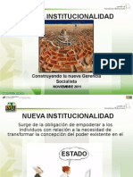 Nueva Institucionalidad 22-11-11