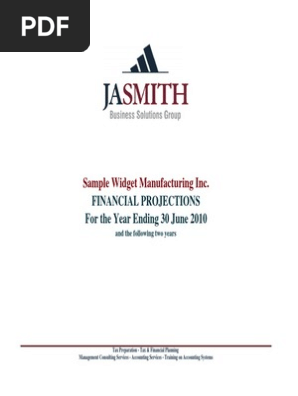 Sample Financial Projections