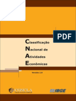 CNAE 2.0 - Classificação Nacional de Atividades Econômicas