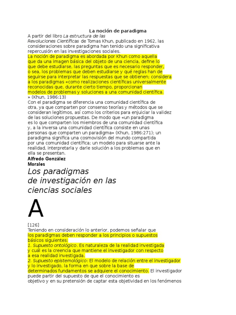 Paradigmas de investigación social | PDF | Paradigma | Ciencias sociales