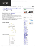 UML Diagrams For Internet Banking System - CS1403-CASE Tools Lab PDF