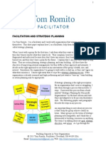 Facilitation and Strategic Planning by Tom Romito, Facilitator