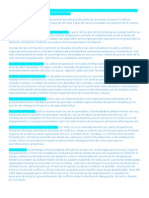 Antecedentes Hitoricos de Violencia Institucionalizada en Guatemala Formas de Violencia Durante El Conflicto Armado en Guatemala