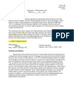 Lab Report 1 Biology Photosynthesis