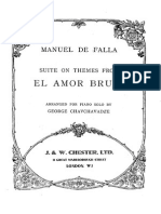 De Falla Suite El Amor Brujo (Piano)