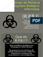 Manejo de Los Residuos R.P.B.I