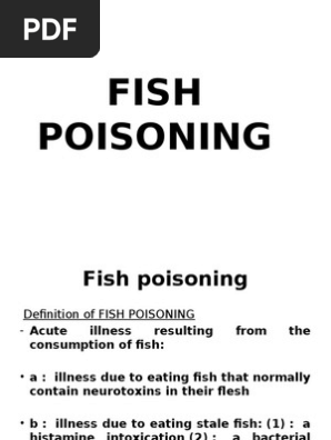 Fish Poisoning (Print)