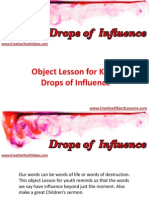 Object Lesson For Kids - Drops of Influence