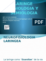 Neurofisiología laríngea: receptores sensoriales y funciones
