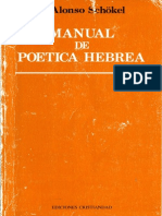 ALONSO SCH KEL Manual de Po Tica Hebrea 1987