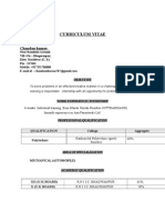 Curriculum Vitae: Chandan Kumar