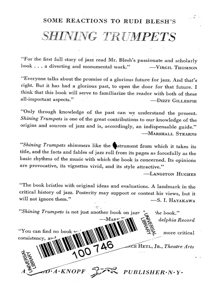 Shining Trumpets | PDF | Harmony | Jazz