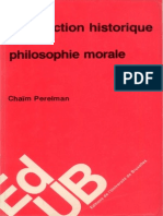 CHAÏM, Perelman, Introduction À La Philosophie Morale, Editions de l'ULB, 1980