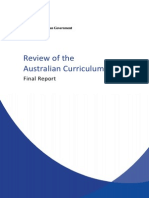 Review of The National Curriculum Final Report