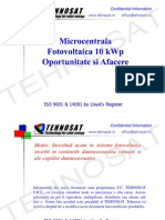 Microcentrala Fotovoltaica 10kW