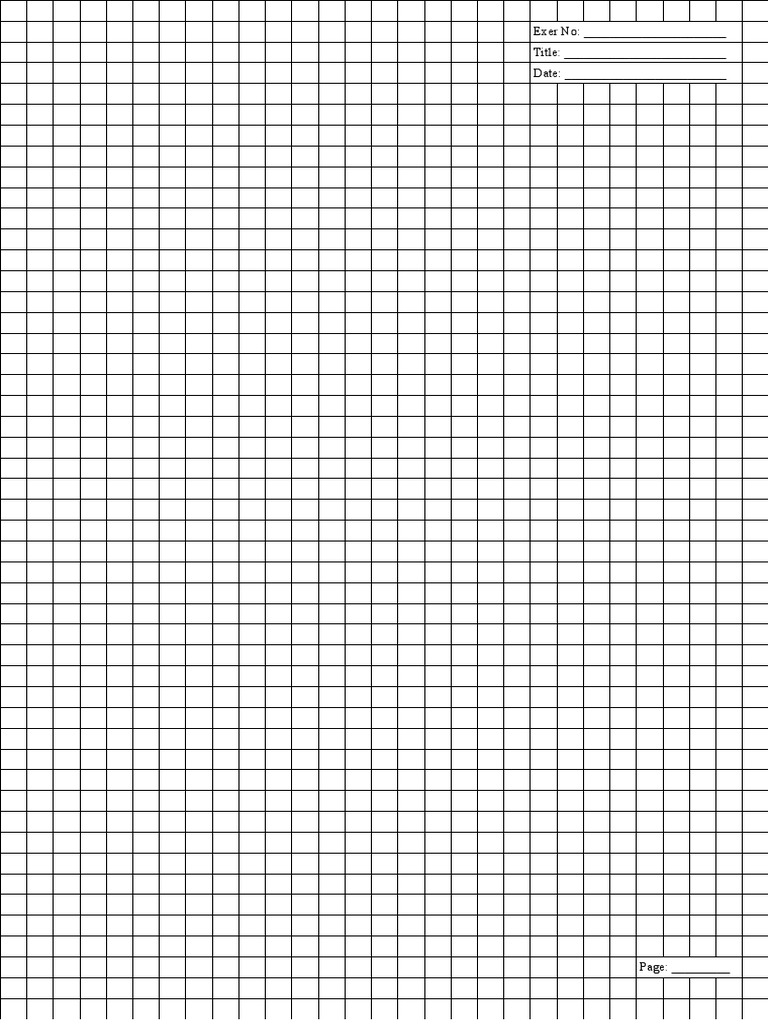 Laboratory Notebook Template | PDF