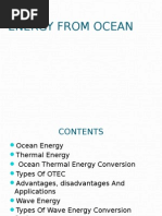 Energy From Ocean