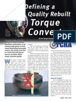 Quality Rebuilt Torque Converter