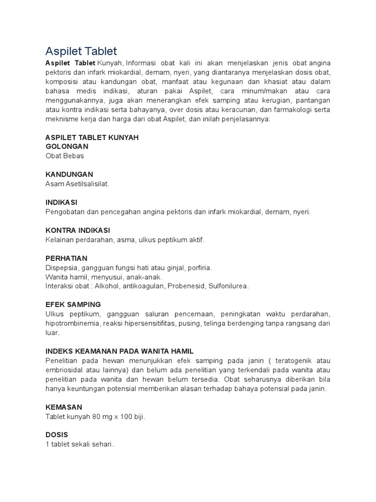 Aspilet Tablet | PDF | Pengembangan Diri | Kesehatan Holistik