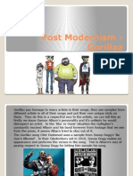Post Modernism Presentation - Gorillaz