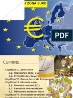 Moneda Şi Zona Euro