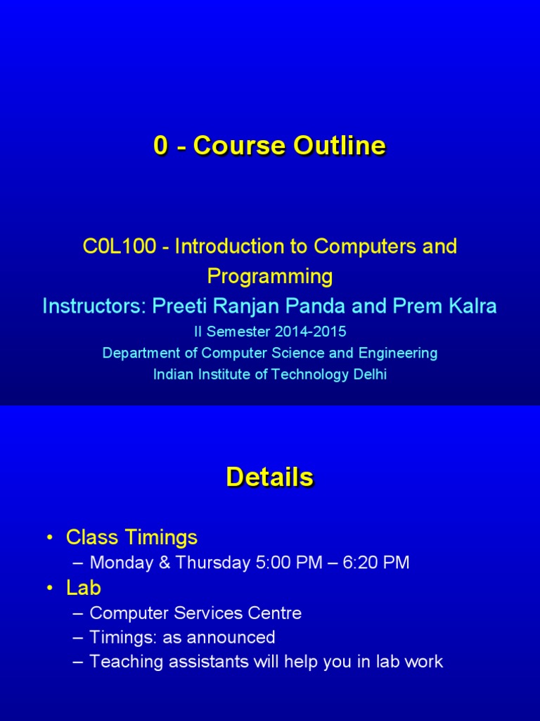 0 Outline PDF | PDF | Career & Growth | Computers