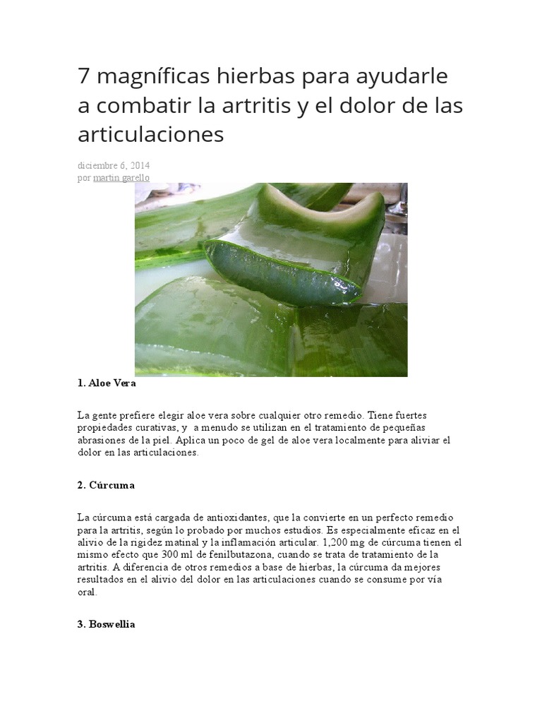 Como Tratar El Acné Felino Remedios Caseros 7 Magníficas Hierbas para Ayudarle A Combatir La Artritis y El Dolor de Las  Articulaciones | PDF | Artritis | Té