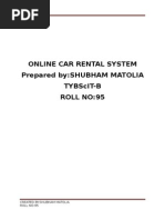 Download SYNOPSISfor Online Car Rental System by Ashu SN256774833 doc pdf
