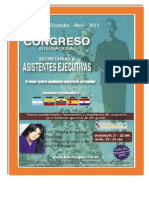 Congreso Internacional de Secretarias y Asistentes Ejecutivas - Abril 2015