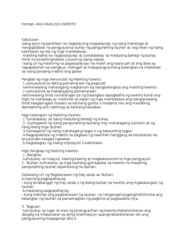 Format-Filipino Home Reading | PDF