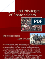 Rights and Privileges of Shareholders