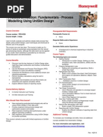 Pds 4526 em Des 86 r400 Rev02 0 Process Simulation Fundamentals Process Modelling Using Unisim Design