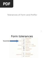 Tolerance of Form & Profile