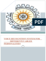 Voice Recognition System