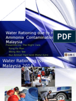Water Rationing Due To High Ammonia Contamination