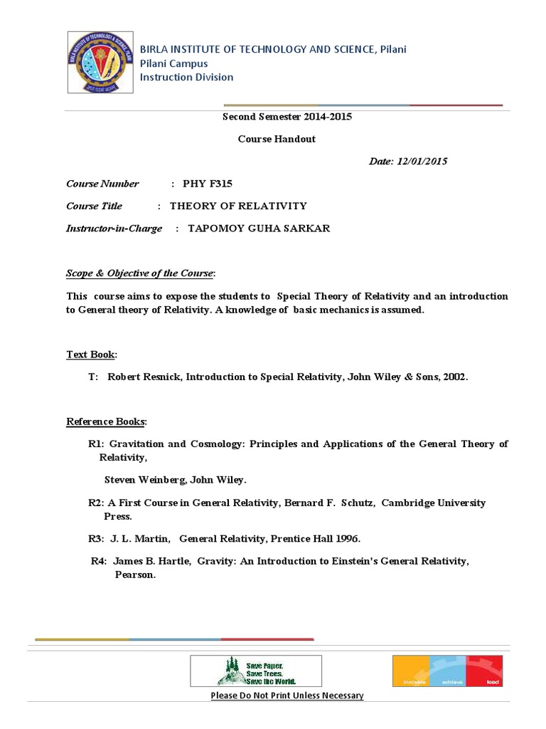 General theory of relativity equation image