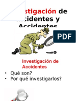 Investicacion de Accidentes e Incidentes