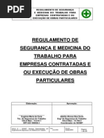 Regulameto de Segurança_Atualizado Em Outubro de 2013