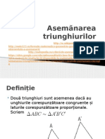 Asemănarea Triunghiurilor